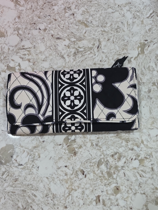 Vera Bradley Handbags - Vera Bradley Black and White Quilted Pattern Wallet